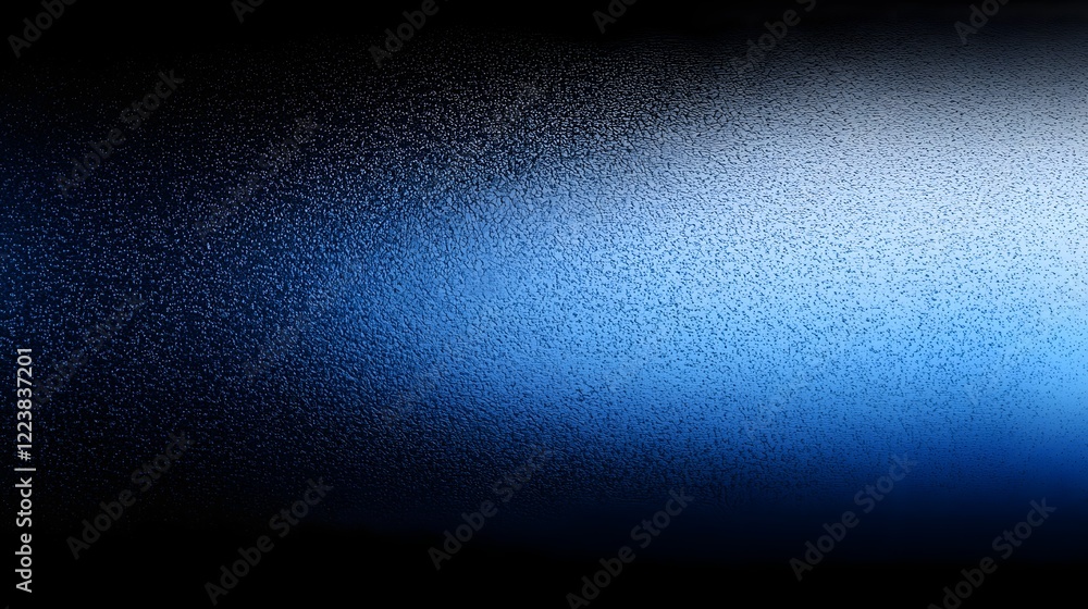 Leinwandbilder Sleek and modern abstract gradient with deep blue fading into black enhanced by a fine grained texture for a cinematic and visually striking effect  This digital artwork features a bold vibrant