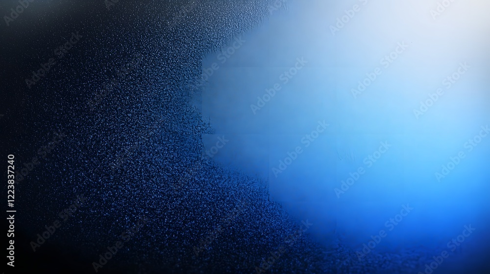 Aufkleber sleek and modern cinematic dark blue gradient with fine grained textured background for and atmosphe