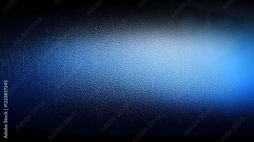 Poster Smooth blue to black gradient background with delicate noise texture ideal for elegant and contemporary design applications such as website backgrounds print materials digital art and more