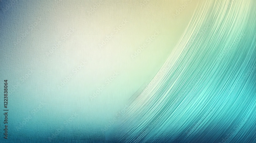 Poster Mesmerizing Turquoise to Green Gradient with Subtle Light Leak Effects and Textured Design   A stylish and versatile digital backdrop or design element featuring a smooth
