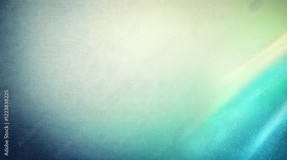Fototapete captivating turquoise and green gradient background with soft light leaks and delicate texture perfe