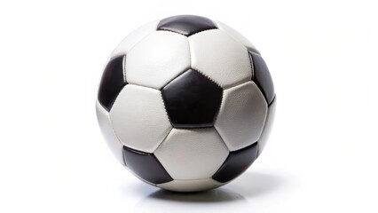 Obraz premium Black and White Soccer Ball