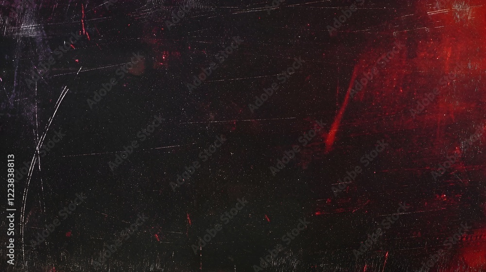 Aufkleber Nostalgic synthwave inspired blurred gradient soft texture with gentle grunge grain and dreamy moody neon lights creating an abstract and atmospheric digital art background