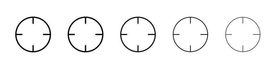 Aim icon Vector logo sign