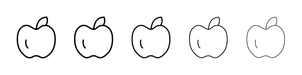 Apple icon Vector logo sign