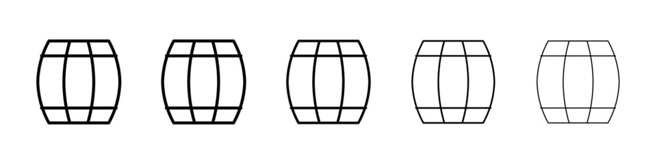 Barrel icon Vector logo sign