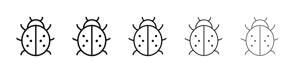 Beetle icon Vector logo sign