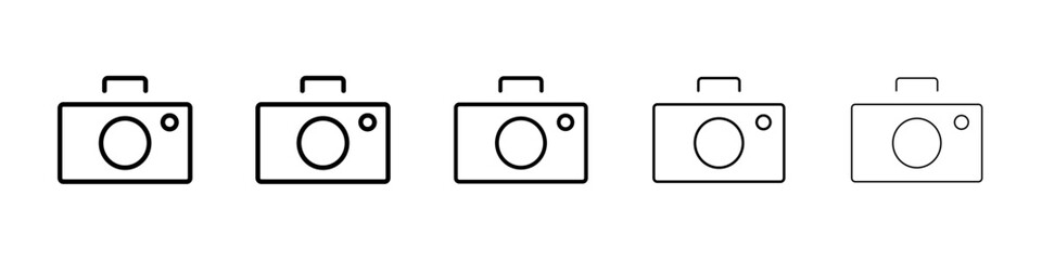 Camera icon Vector logo sign