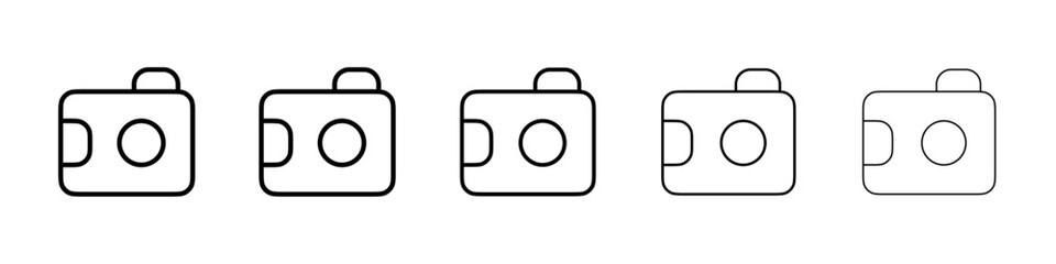 Camera icon Vector logo sign