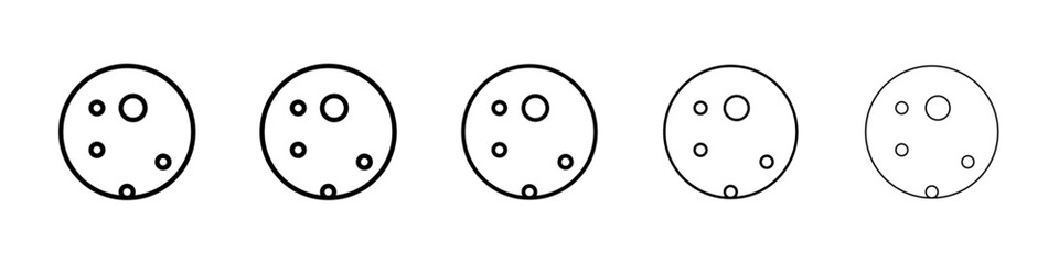 Cookie icon Vector logo sign