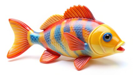 Fototapeta premium Colorful Plastic Fish Toy