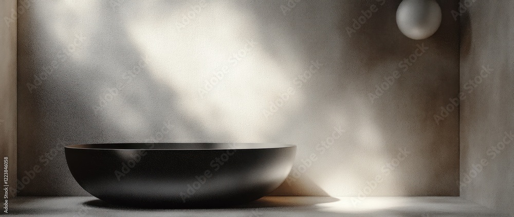 Aufkleber monochrome abstract black grey swirl texture with smooth gradient vortex background design