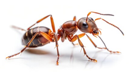Fototapeta premium Macro Photography of a Red Ant