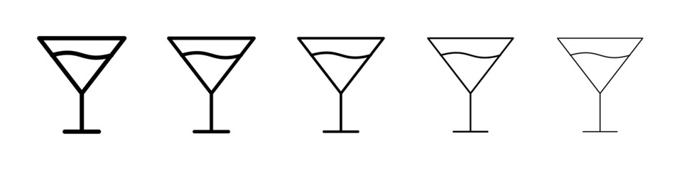 Drink icon Vector logo sign