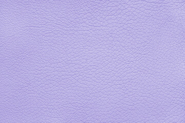 Texture of genuine leather or artificial synthetic leatherette pastel purple color. Skin structure close up, macro, Background, wallpaper, backdrop with copy space.