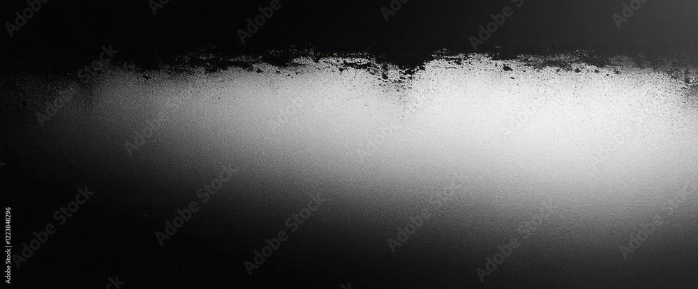 Poster black and white abstract expressionism grunge gradient background with texture and depth