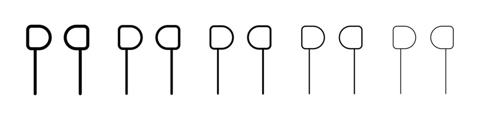 Handfree icon Vector logo sign