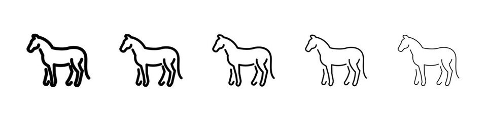 Fototapeta premium Horse icon Vector logo sign