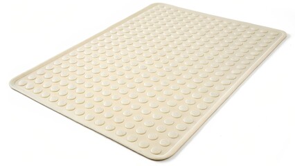 Beige textured mat