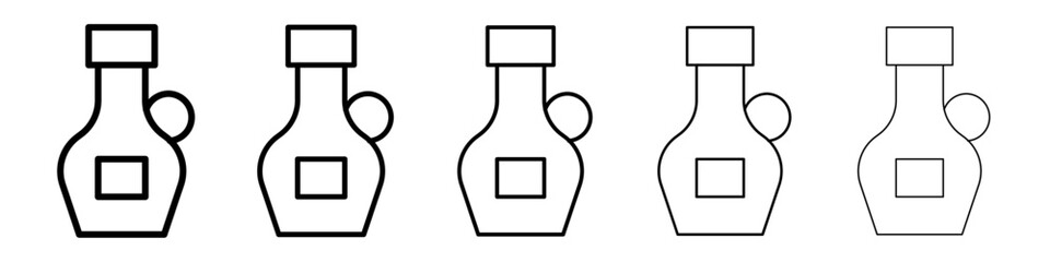 Jug icon Vector logo sign