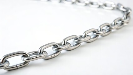 Close-up of Metal Chain Links