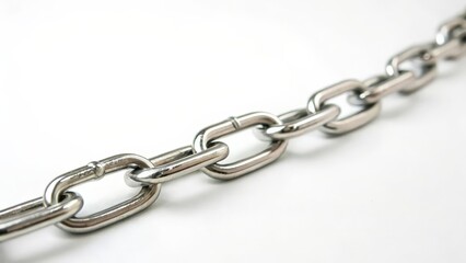 Obraz premium Metal Chain Links Close-up