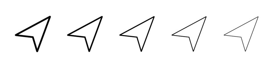 Location usage icon Vector logo sign