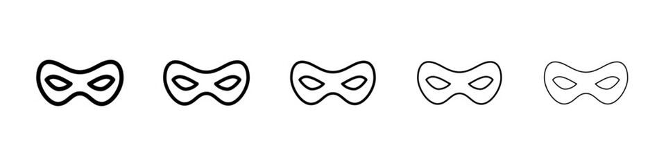 Mask icon Vector logo sign