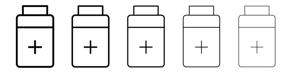 Medicine icon Vector logo sign