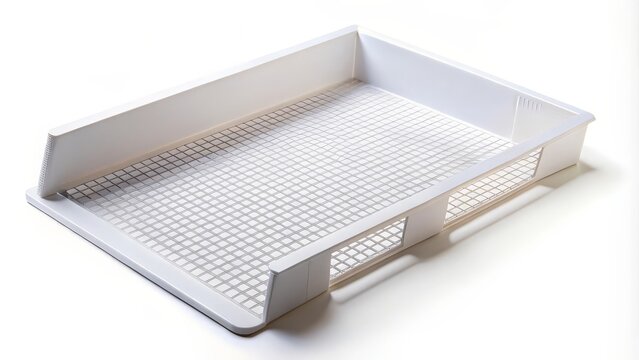White Plastic Document Tray