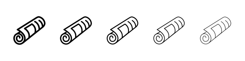 Newspaper icon Vector logo sign