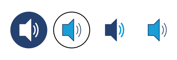 Speaker icon vector. volume icon vector. loudspeaker icon vector. sound symbol