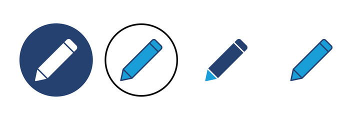 Pencil icon vector. pen symbol. edit icon vector