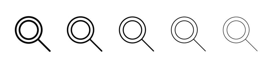 Search icon Vector logo sign