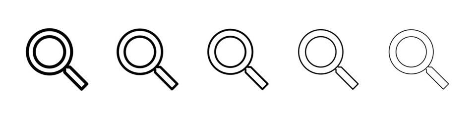 Search icon Vector logo sign