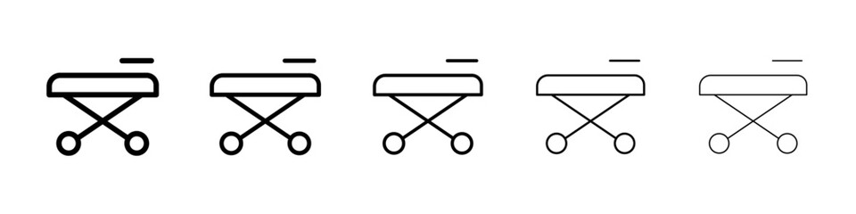 Stretcher icon Vector logo sign