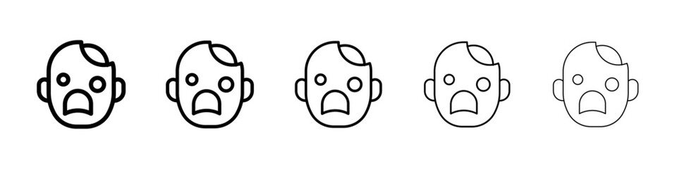 Zombie icon Vector logo sign