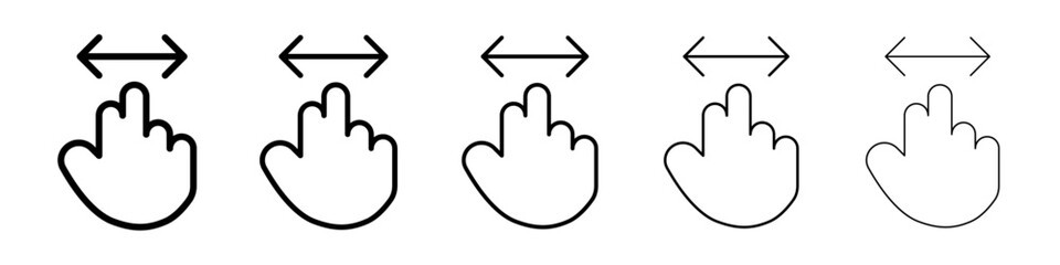 Fototapeta premium Zoom icon Vector logo sign