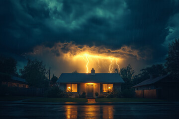 The Crackle of Energy in the Air Before a Thunderstorm Hits, Adding Tension and Drama to the Scene