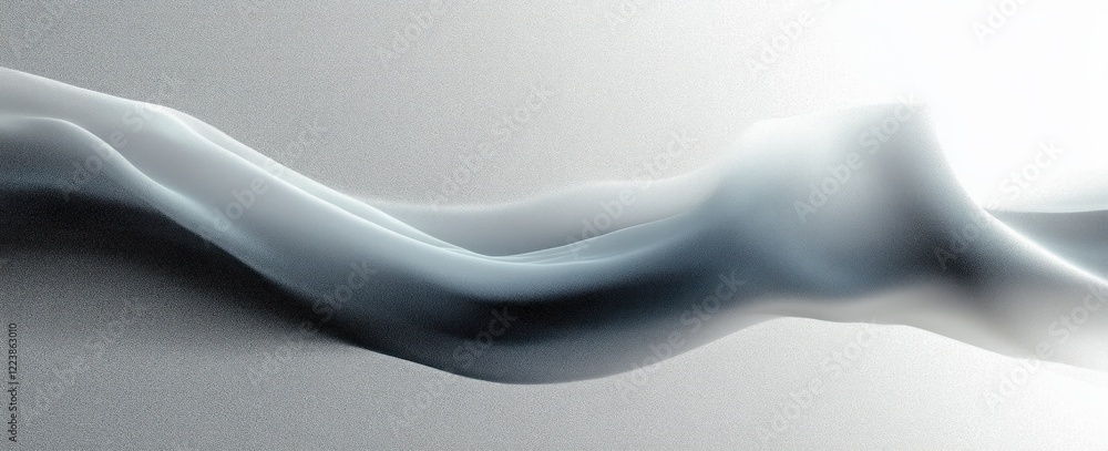 Aufkleber abstract gray gradient background with grainy texture soft lighting minimalistic monochrome design