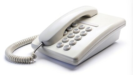 White Landline Telephone