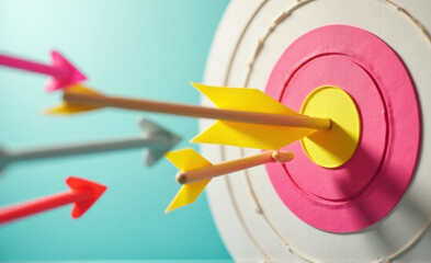 setting objetives goals concept