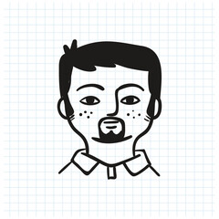people avatar sketch design illustration hand drawn
