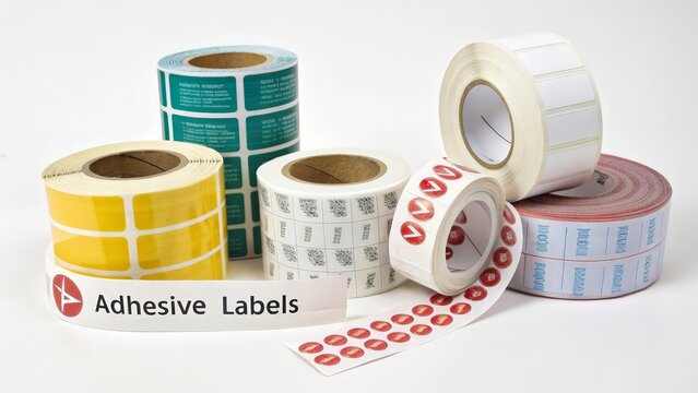 Adhesive Labels on Rolls