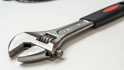 Adjustable Wrench Close-up