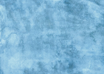 Blue texture watercolor background. Old blue abstract paper texture.