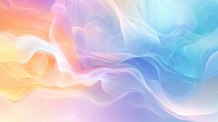 Light white smoke gently floating upward, with ethereal trails weaving and crossing in a soft, dreamlike composition.