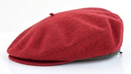 Red Wool Beret Hat