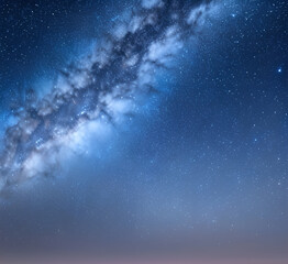 Milky Way near Purros Space stars background. Universe star pattern with blazing stars. Night sky galaxy.generative ai