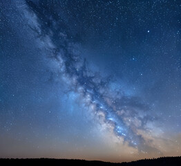 Milky Way near Purros Space stars background. Universe star pattern with blazing stars. Night sky galaxy.generative ai